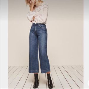Reformation Jane Ultra High Wide Leg Jeans 27